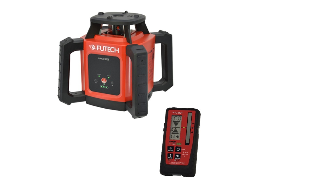 Futech 052.01R.4M Para ONE Rood Rotatielaser + Ontvanger Quatro MM