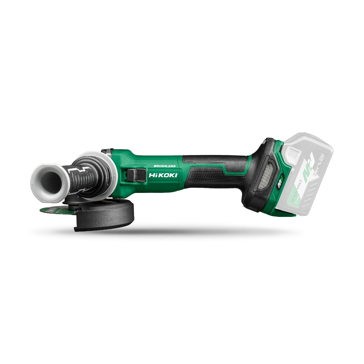 HiKOKI G3613DVEW2Z Accu haakse slijper 125mm 36 Volt excl. accu's en lader in HSC III koffer
