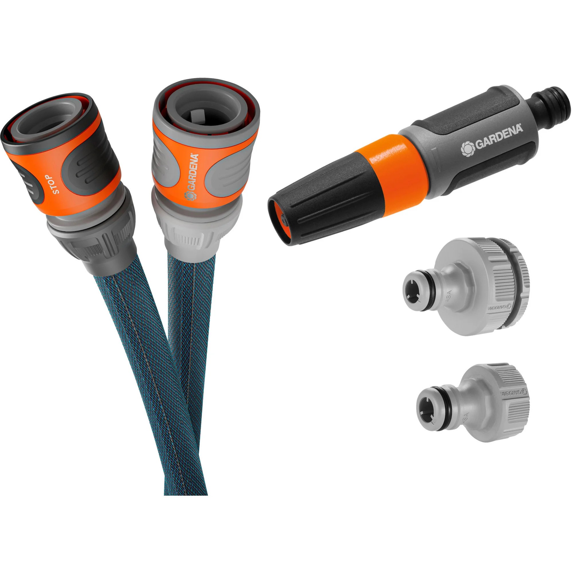 Gardena 18466-20 Textielslang Liano™ Xtreme 15m Ø 13mm, Set met wandslanghouder