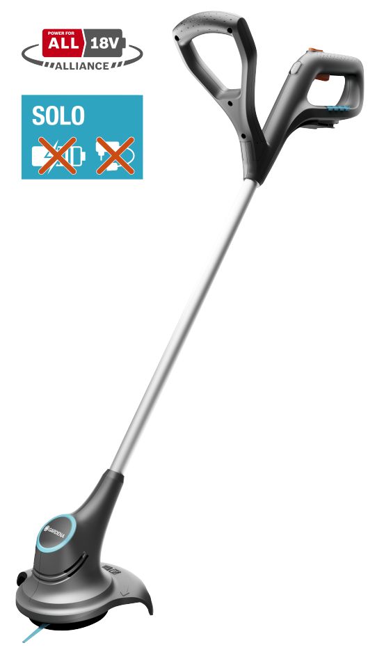 Gardena 14702-55 SmallCut 23/18V P4A solo Accu Grastrimmer 23 cm maaibreedte excl. accu en lader