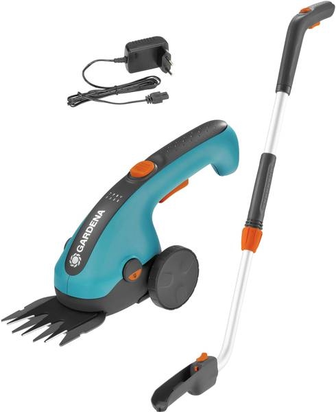 Gardena 09886-20 Set Accugrasschaar 3.6 Volt ClassicCut Li+ steel/wielen