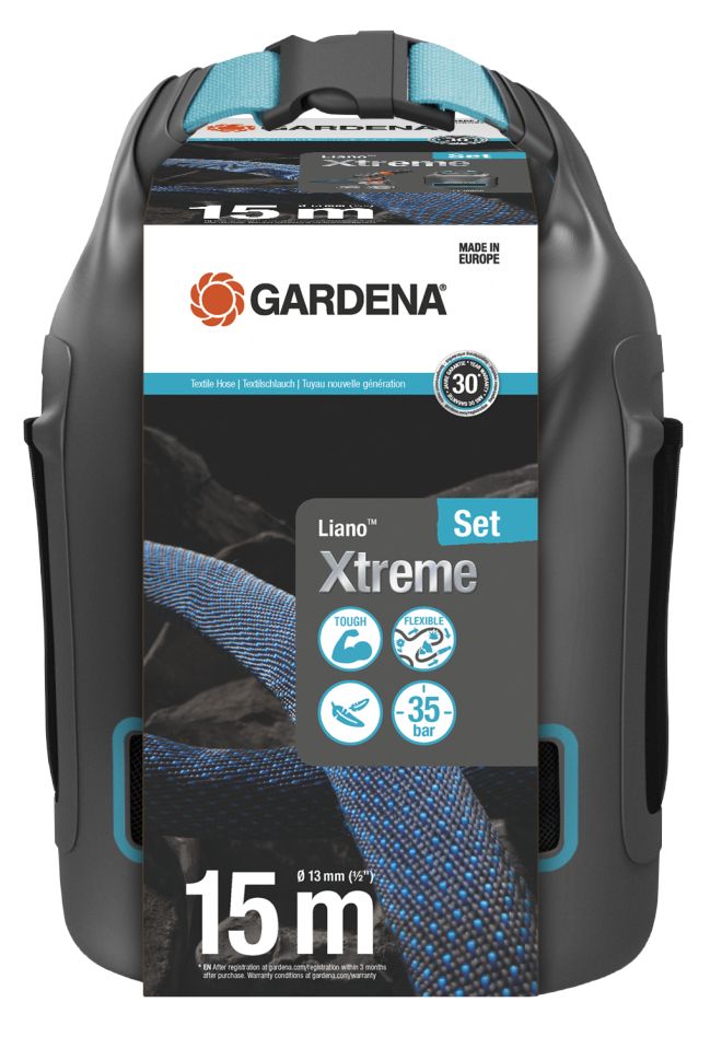Gardena 18468-20 Liano Xtreme Textielslang 15m Set