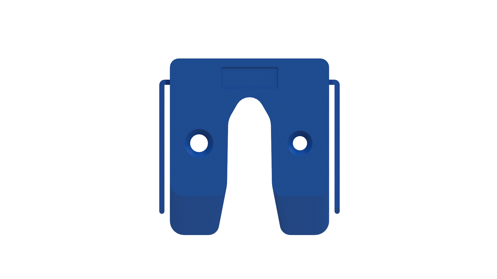 GB 34504.B006 Uitvulplaatje met stel pootjes blauw 4 mm 192 stuks