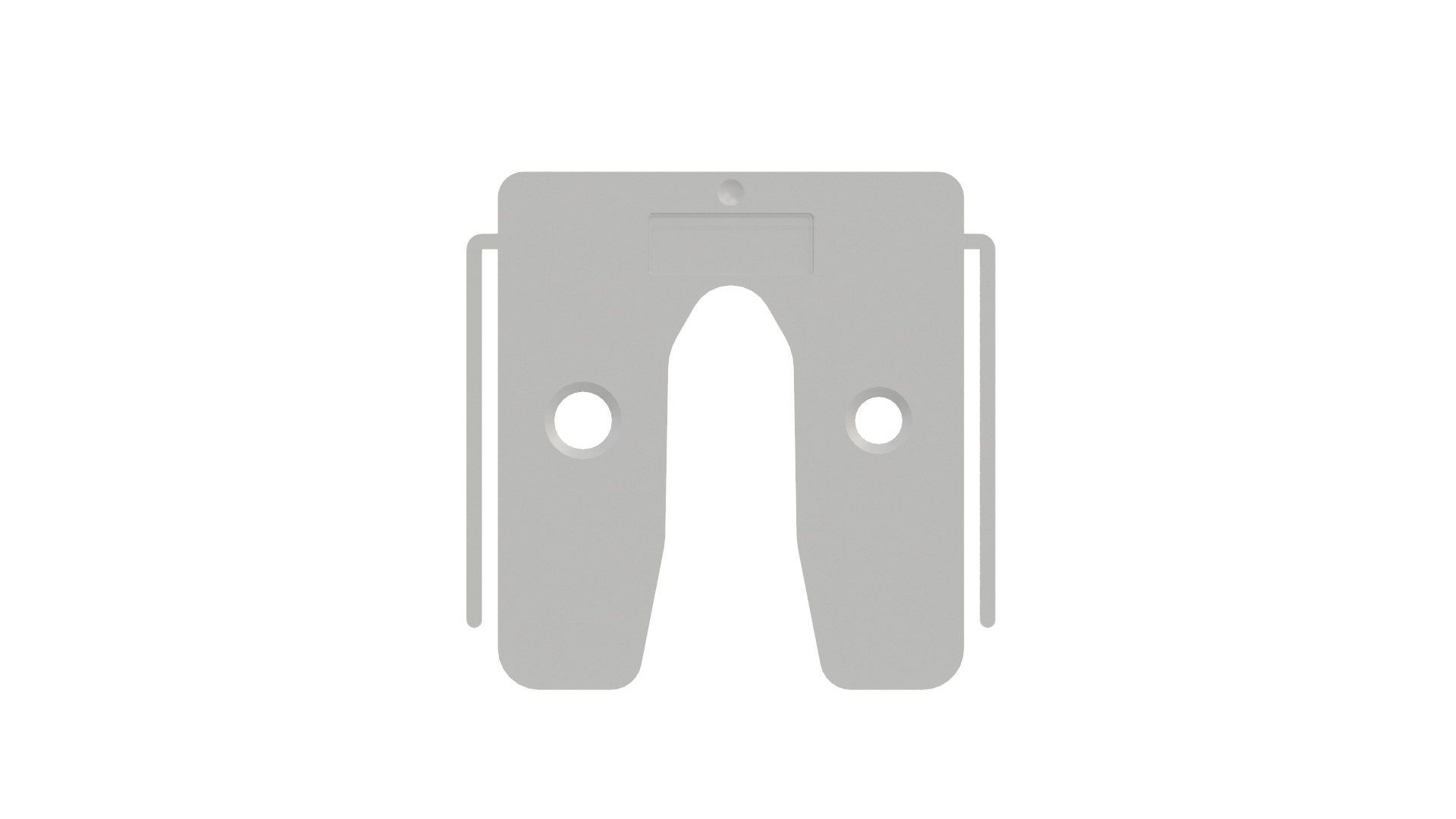 GB 34501.B006 Uitvulplaatje met stelpootjes transparant 1 mm 287232 stuks