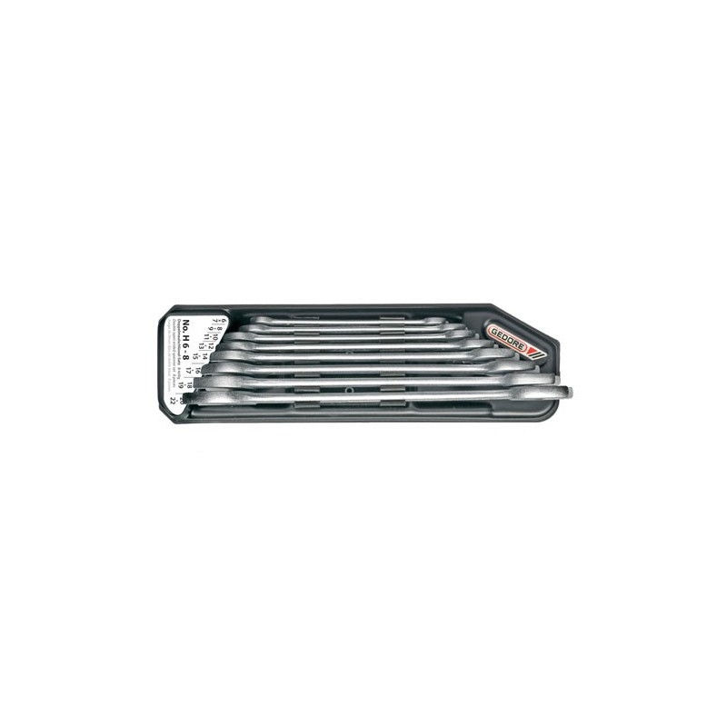 Gedore 6079750 H 6-120 Steeksleutelset met houder 12-dlg 6-32 mm