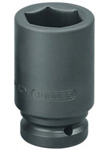 Gedore 6185350 K 21 L 22 Slagmoerdopsleutel 1" lang 6-kant 22 mm
