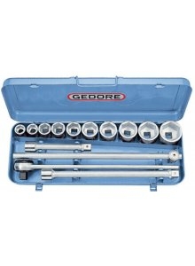 Gedore 6280340 32 EMU-2 Dopsleutelset 3/4" 14-Delig 6-kant 22-50 mm