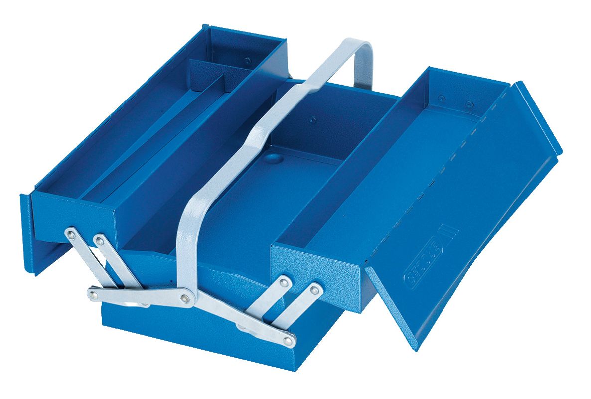 Gedore 6608250 1263 L Gereedschapkist leeg, 3 vakken, 160x420x225 mm