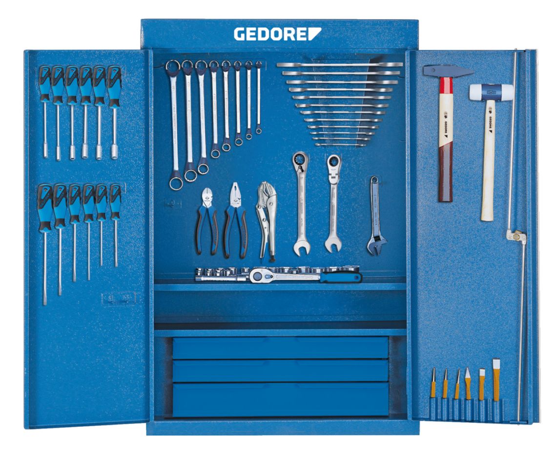 Gedore 6613250 1400 G Gereedschapkast + sortiment S 1400 G