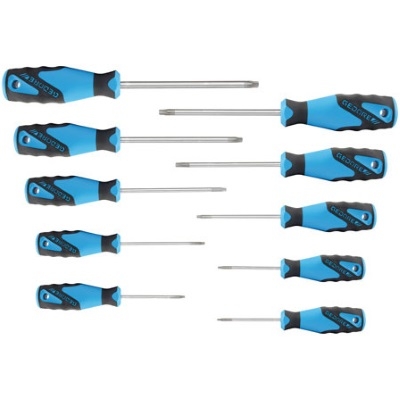 Gedore 1482335 2163 TX-010 3-C schroevendraaierset 10-dlg TORX T7-T40