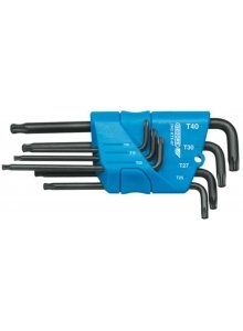 Gedore 1531433 H 43 KTX-08 Stiftsleutelset 8-dlg TORX T10-T45