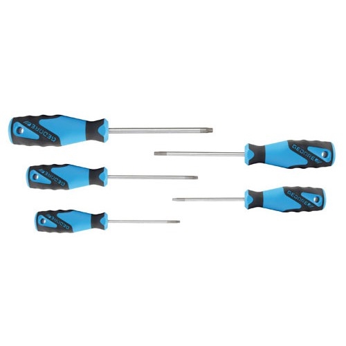 Gedore 1616617 2163 TXB-05 3-C schroevendraaierset 5-dlg TORX T10-T30