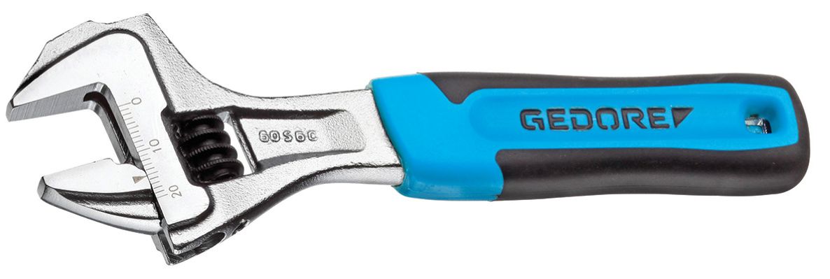 Gedore 2668858 60 S 6 JC Schroefsleutel verstelbaar 6" verchroomd 2C-greep
