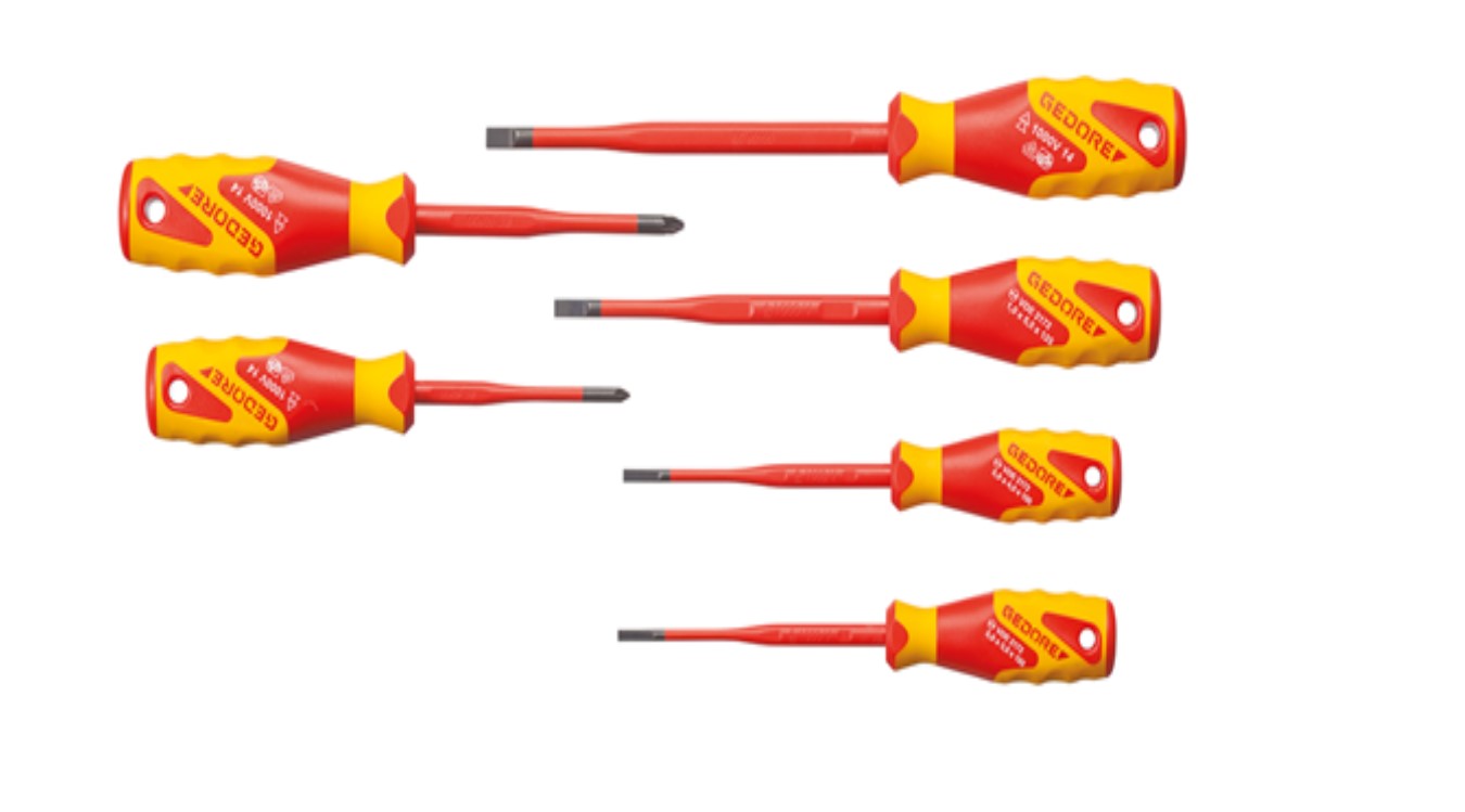 Gedore 2928728 VDE 2162-2172 PZ-06 VDE-Schroevendraaierset Slim Drive 6-Delig