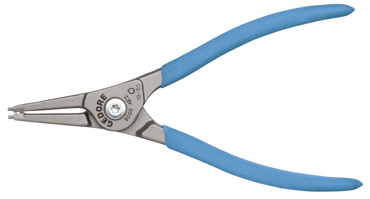 Gedore 2923602 8000 AE 2 Tang voor buitenspannende borgringen recht 19-60 mm