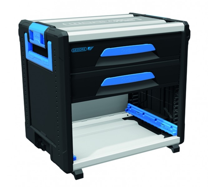 Gedore 2954338 1110 WM 221 Modulaire Gereedschapbox WorkMo B2 - 2 laden H6 + vak voor L-Boxx