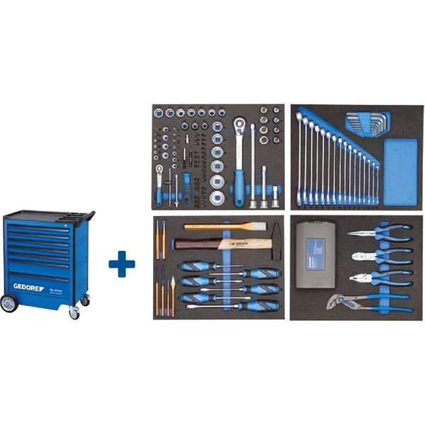 Gedore 2980282 2005 TS 147 Gereedschapwagen 147-Delig