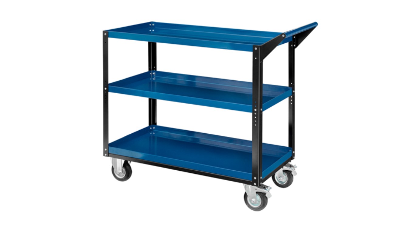 Gedore 3437507 1530 Servicewagen met 3 legborden