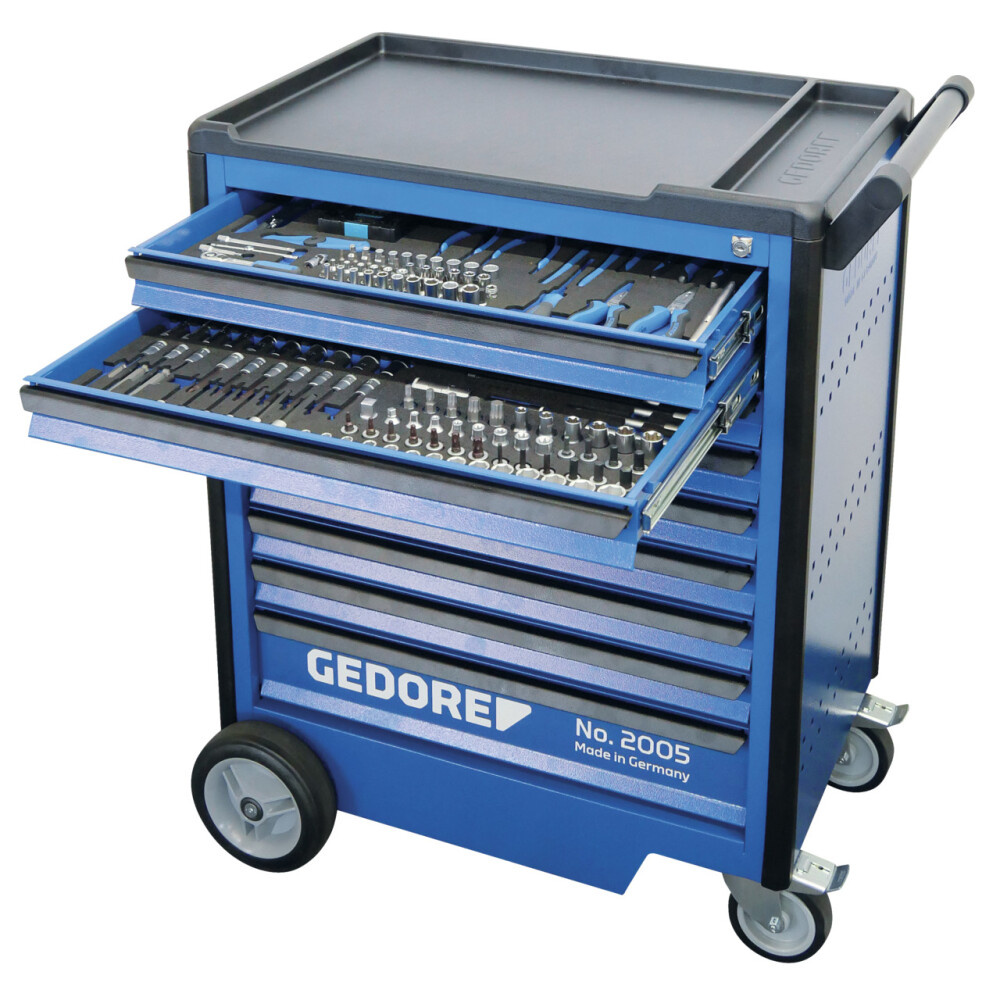 Gedore 3421147 Gereedschapwagen met gereedschapset PKW 466-delig