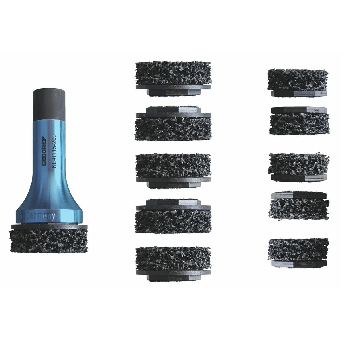 Gedore 3463931 Slijpopzetstuk t.b.v. wielnaaf-draadeinden 12-delig