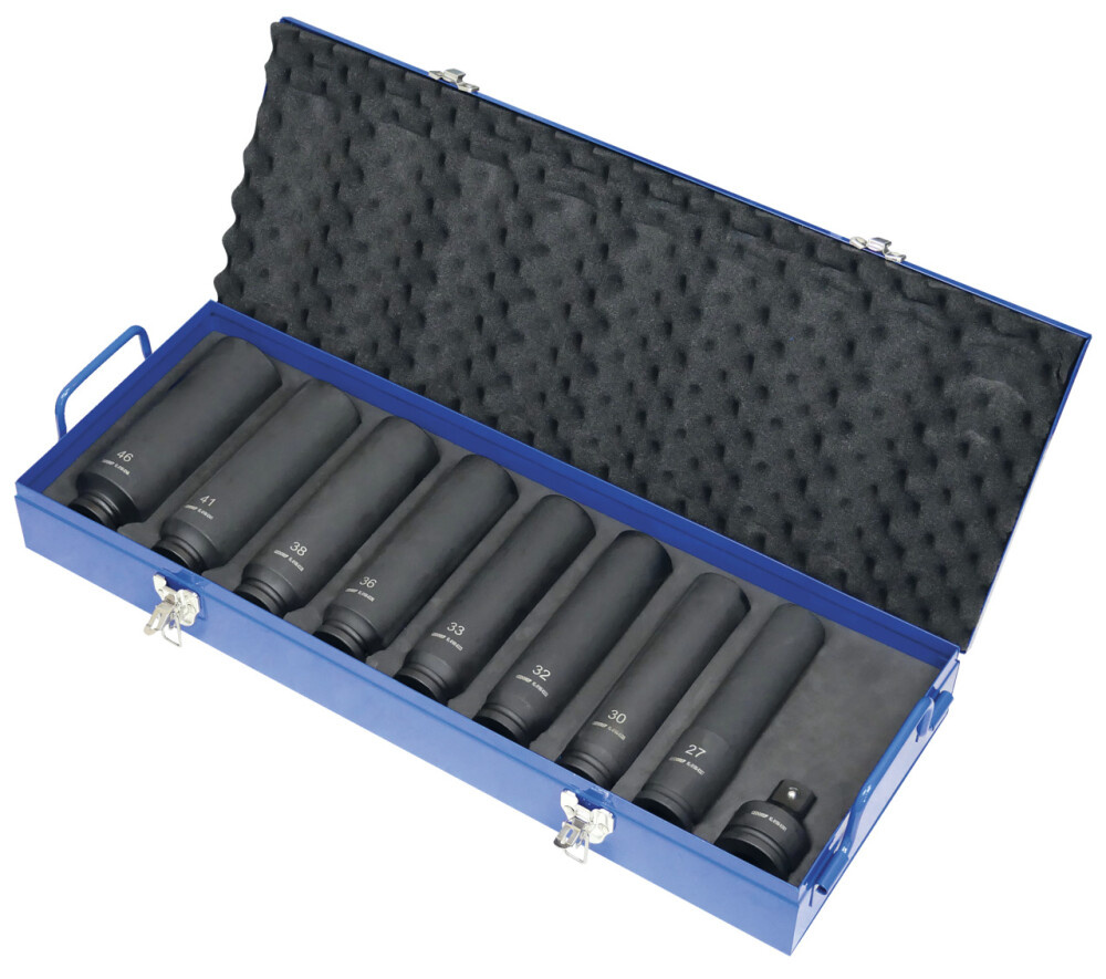 Gedore 3518450 Slagmoer-dopsleutelset 3/4" SW 27-46 mm 200 mm 9-delig