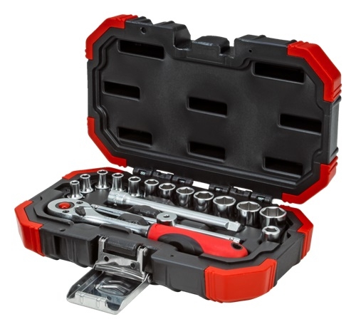 Gedore RED 3300050 R49003016 Dopsleutelset 1/4â€ SW 4-13 mm 16-Delig