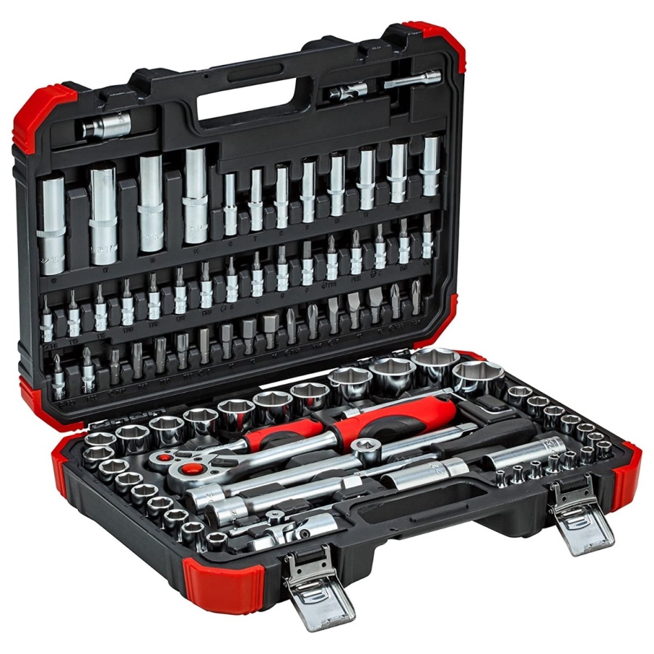 Gedore RED 3300057  R46003094 Dopsleutelset 1/4”+1/2”, 94-dlg