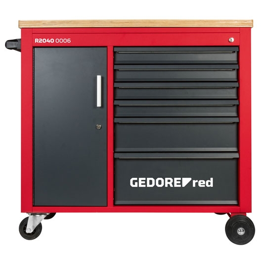 Gedore RED 3301818 R20400006 Gereedschapwagen MECHANIC PLUS met 6 laden