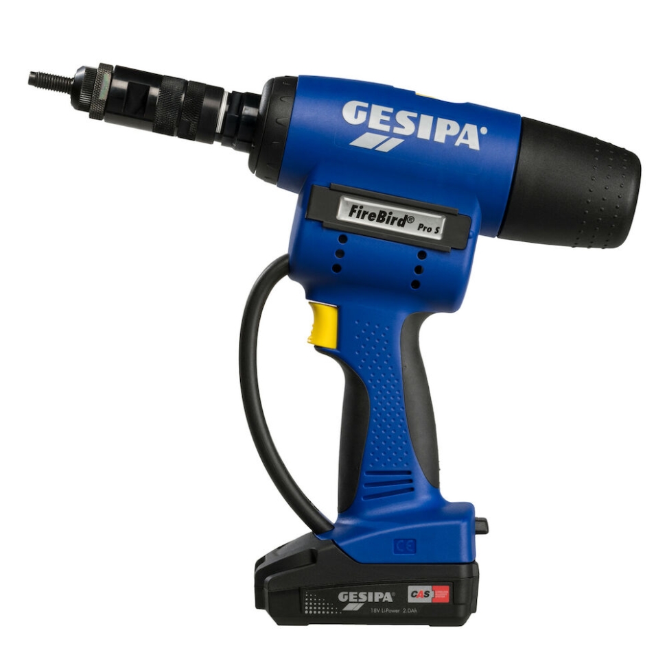 Gesipa 211679670 FIREBIRD PRO CAS accu blindklinkmoertang 1679670 IN K. KOFFER INCL. M4, M5 EN M6