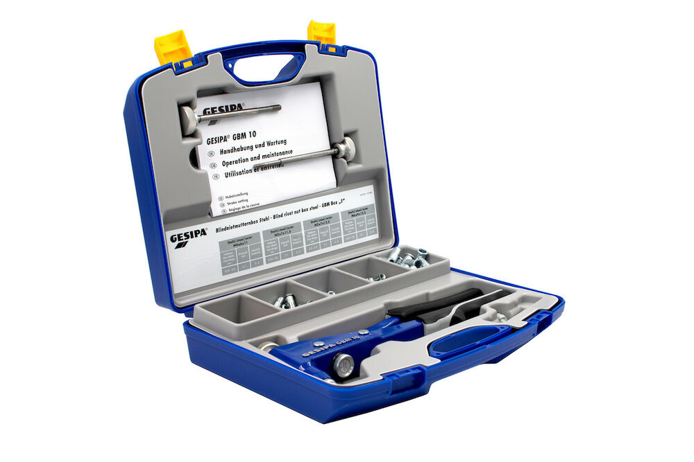 Gesipa 217530013 GBM 10 Blindklinktang assortimentsbox M4-M6