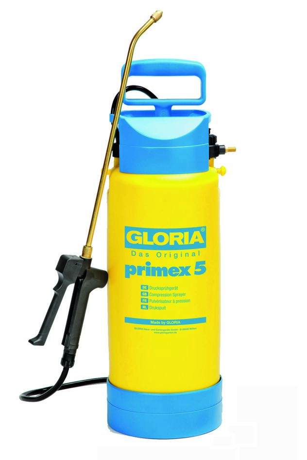Gloria 000083.0000 Primex 5 Drukspuit 5l NBR + messing verlengstuk 50 cm