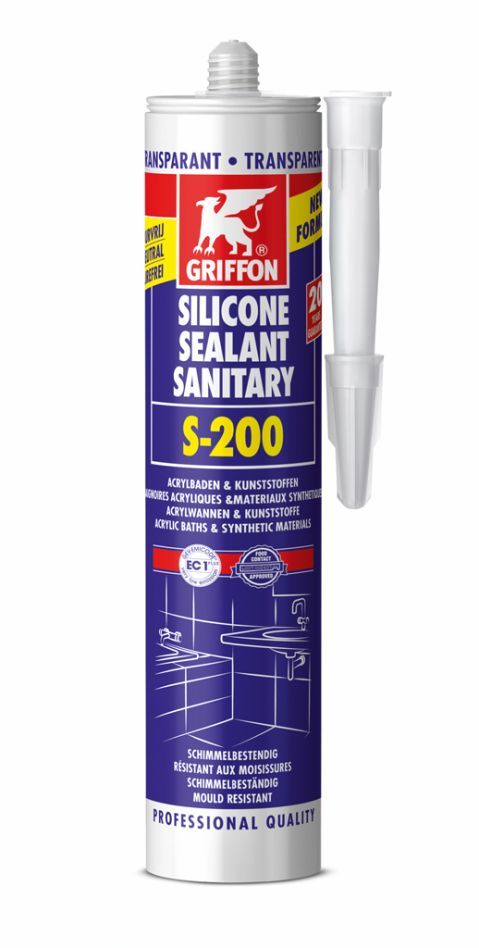 Griffon 6315510 Silicone Sanitaire S-200 300 ml transparant