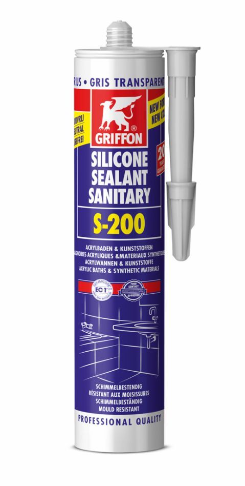 Griffon 6315515 Silicone Sanitaire S-200 300 ml Grijs trijs