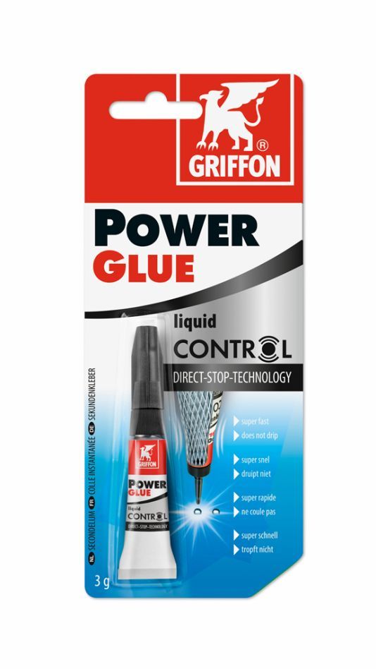 Griffon 6314274 Secondelijm control tube 3g blister
