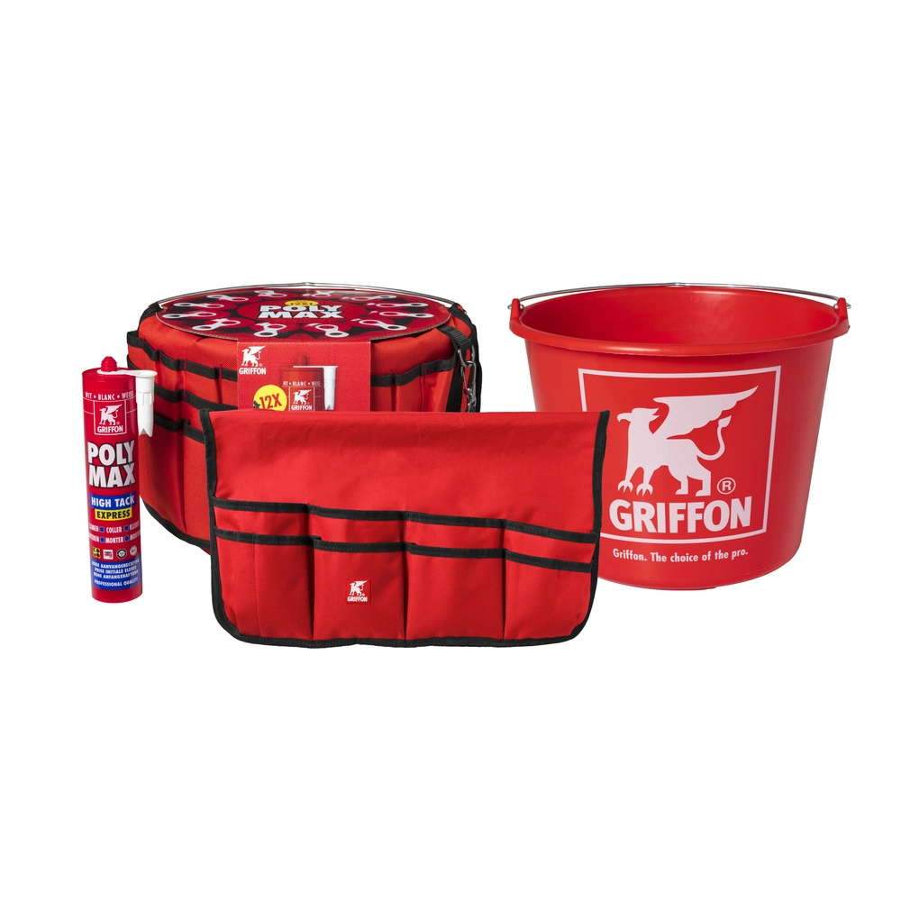 Griffon 7003346 POLY MAX High-Tack Express Montagelijm en afdichtingskit wit 435g 12st in Toolbucket