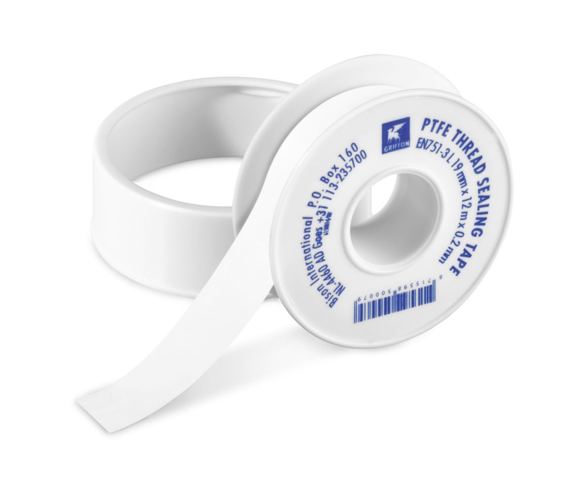 Griffon 6150014 PTFE Tape Professional 19mm x 12m