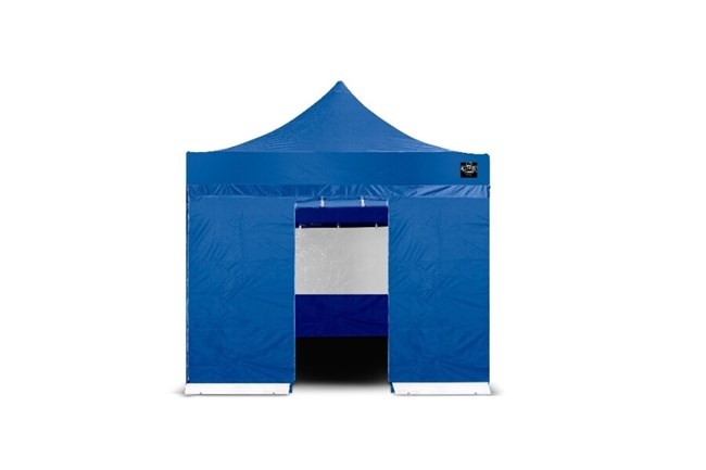 Grizzly Outdoor GOWZ3IB Zijwand ingang blauw 3m 