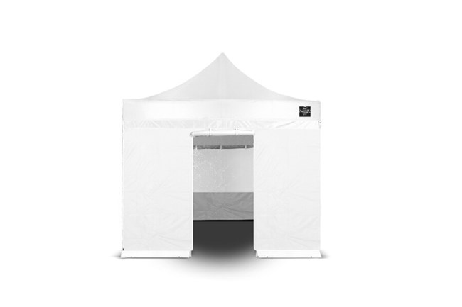 Grizzly Outdoor GOWZ3IW Zijwand ingang wit 3m 