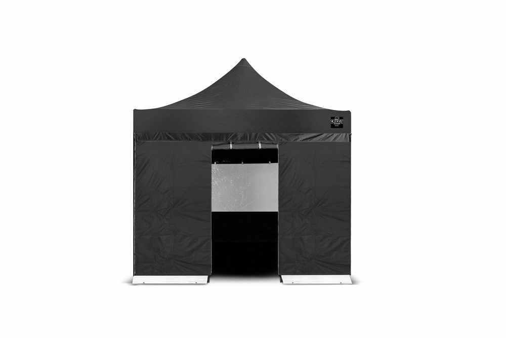 Grizzly Outdoor GOWZ3IZ Zijwand ingang zwart 3m 