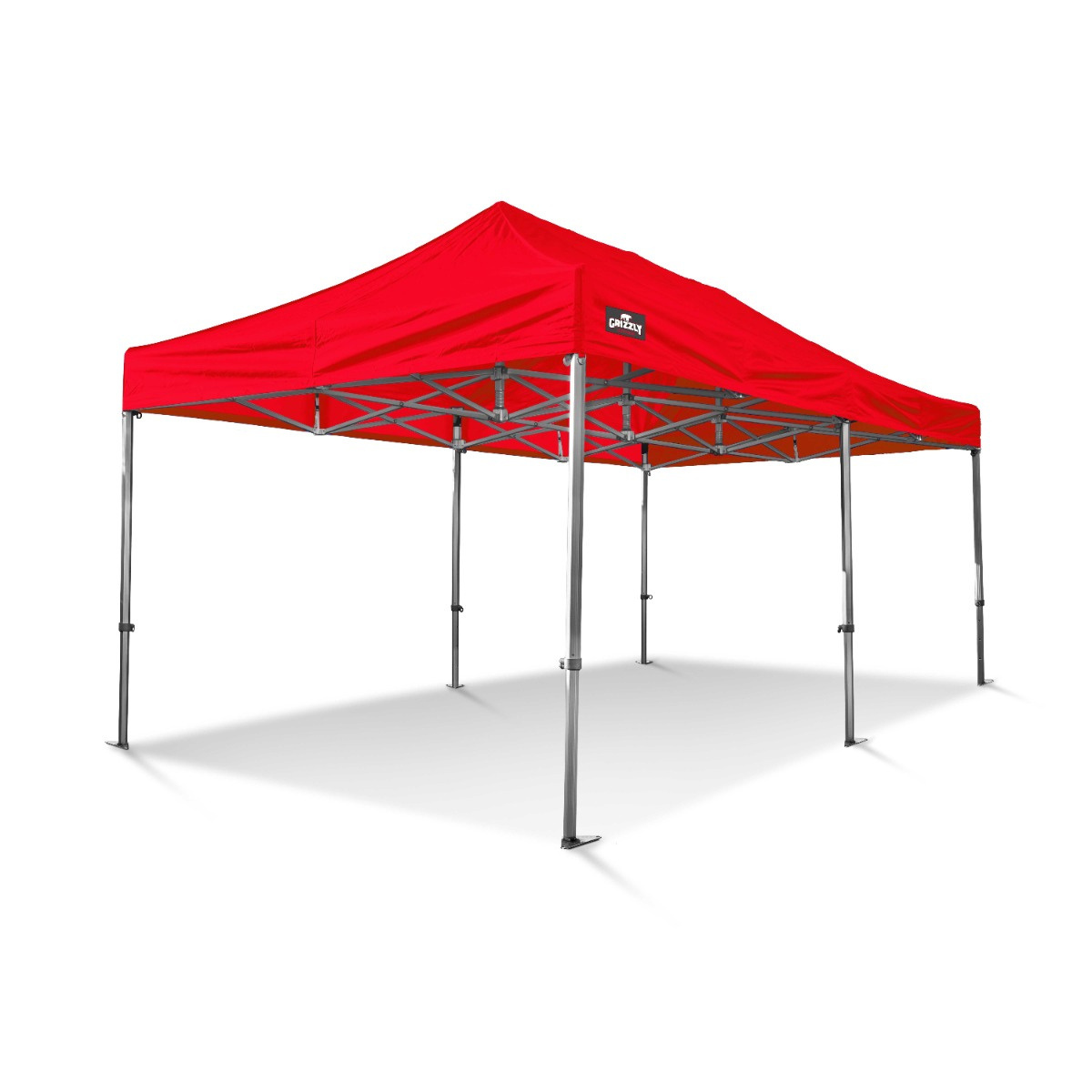 Grizzly Outdoor GOW4036R GO-WORK40 Doorwerktent 3x6 m Rood