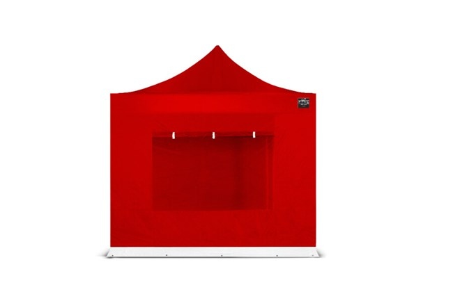 Grizzly Outdoor GOWZ3RR Zijwand raam rood 3m 
