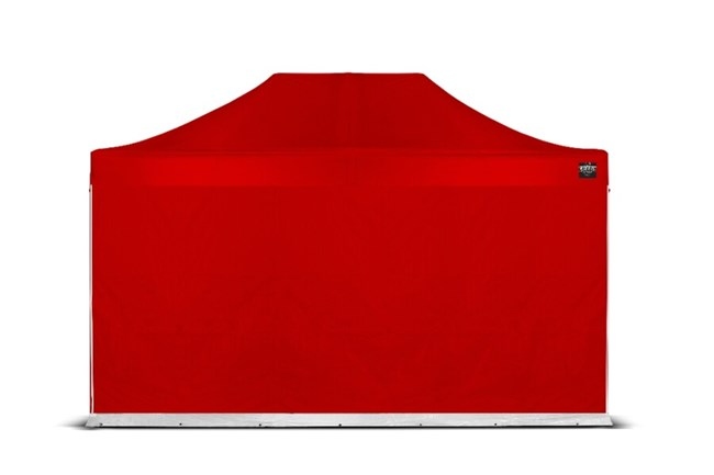 Grizzly Outdoor GOWZ45R Zijwand rood 4.5m