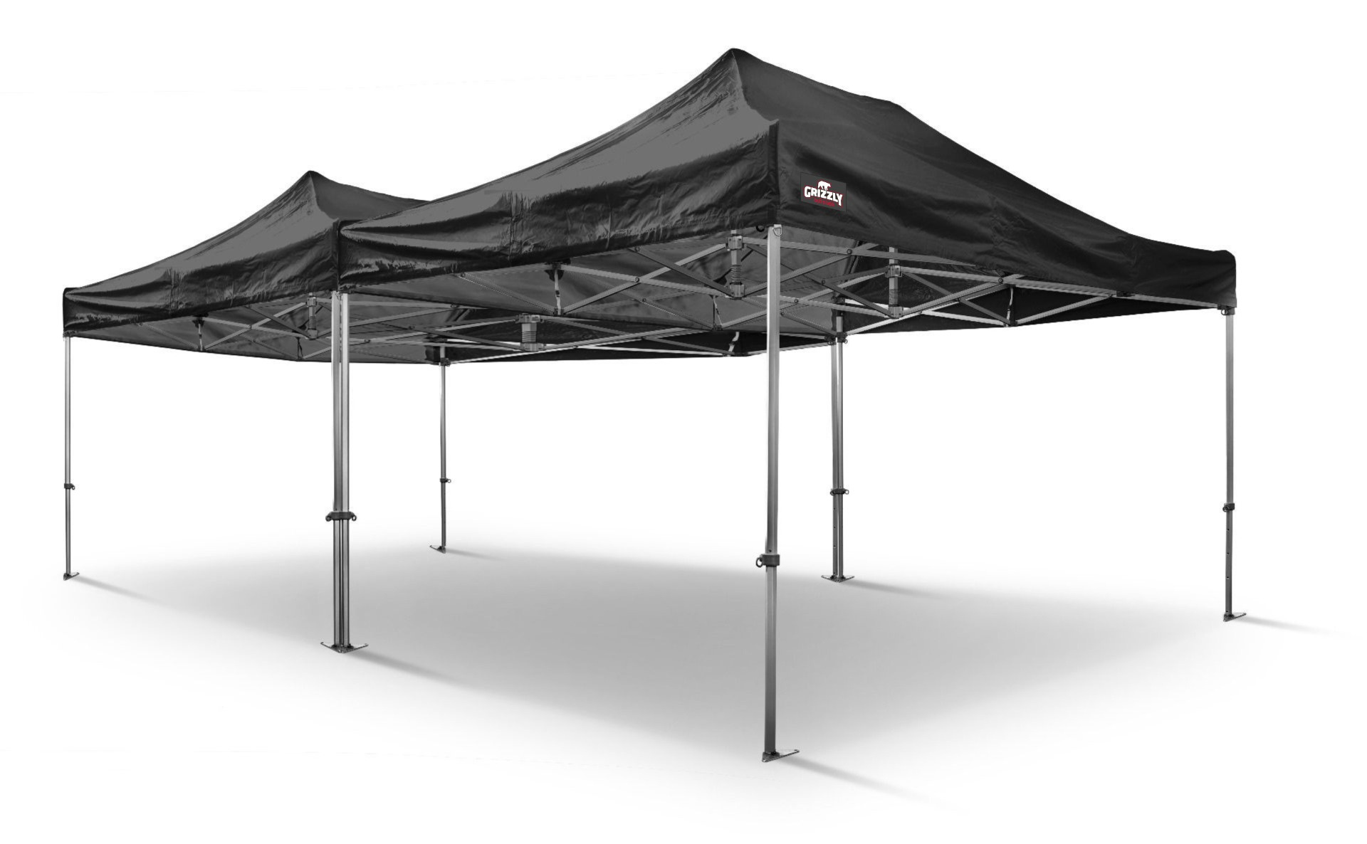 Grizzly Outdoor GOW40PVC456Z GO-WORK40-PVC Doorwerktent 4.5x6 m Zwart