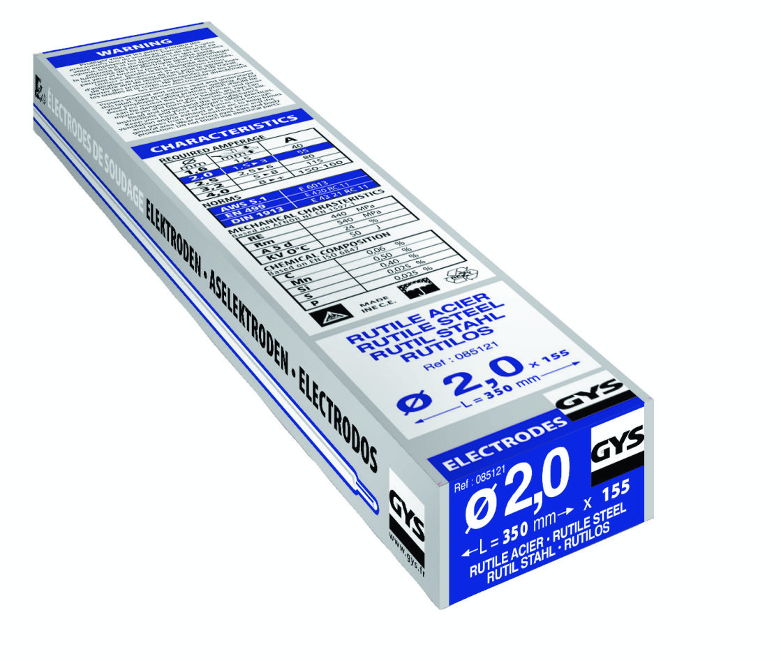Gys 5193085121 Elektrodes staal Ø2,0 x 350 mm 155 stuks