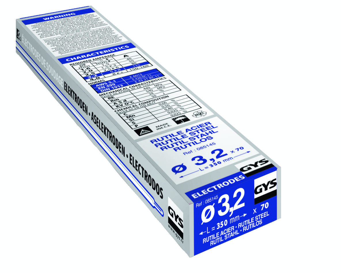 Gys 5193085145 Elektrodes staal Ø3,2 x 350 mm 70 stuks