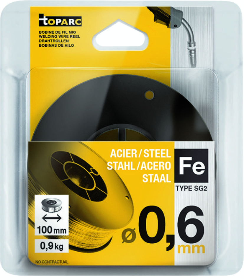 Gys 5193086593 Lasdraad staal G3SI1 Ø0,6 mm draadspoel S100 0,9kg