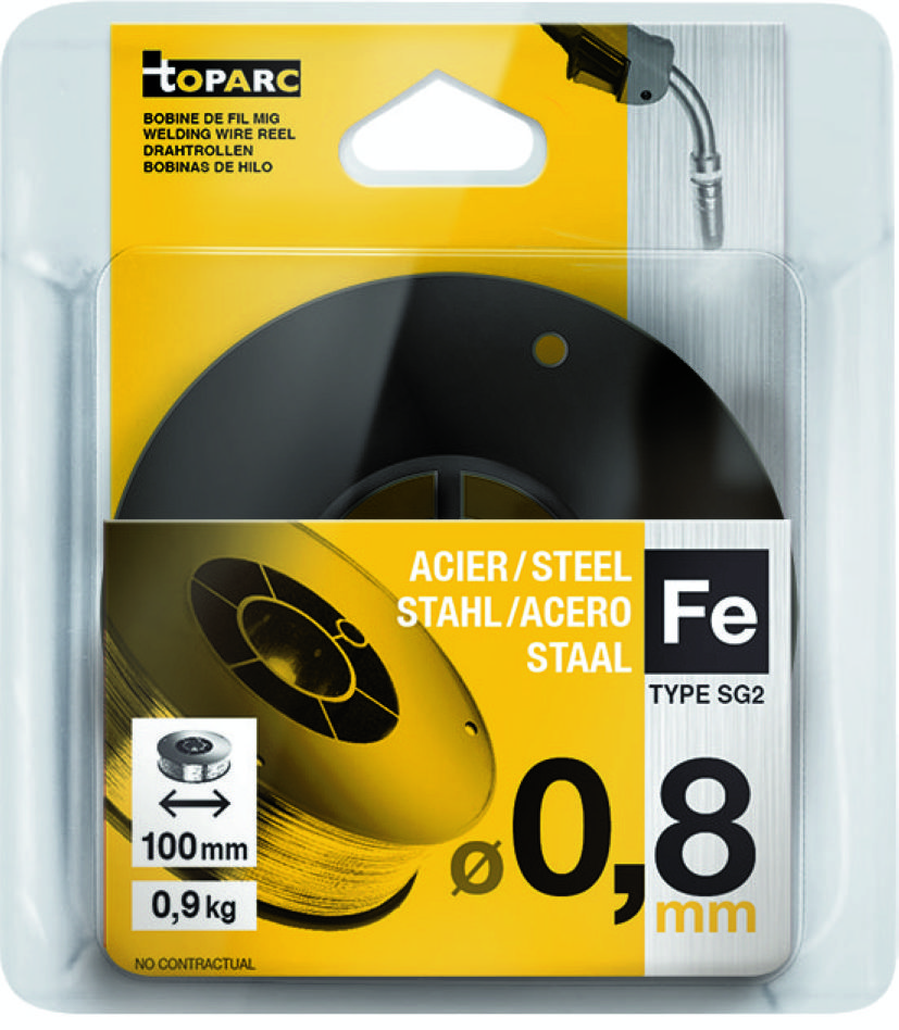 Gys 5193086609 Lasdraad staal G3SI1 Ø0,8 mm draadspoel S100 0,9kg