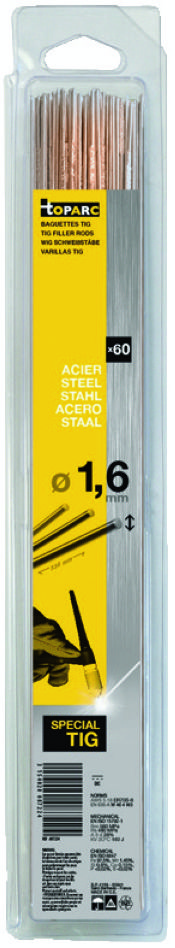 Gys 5193087224 Lastoevoeg TIG staal SG2 Ø1,6 x 330 mm 60ST