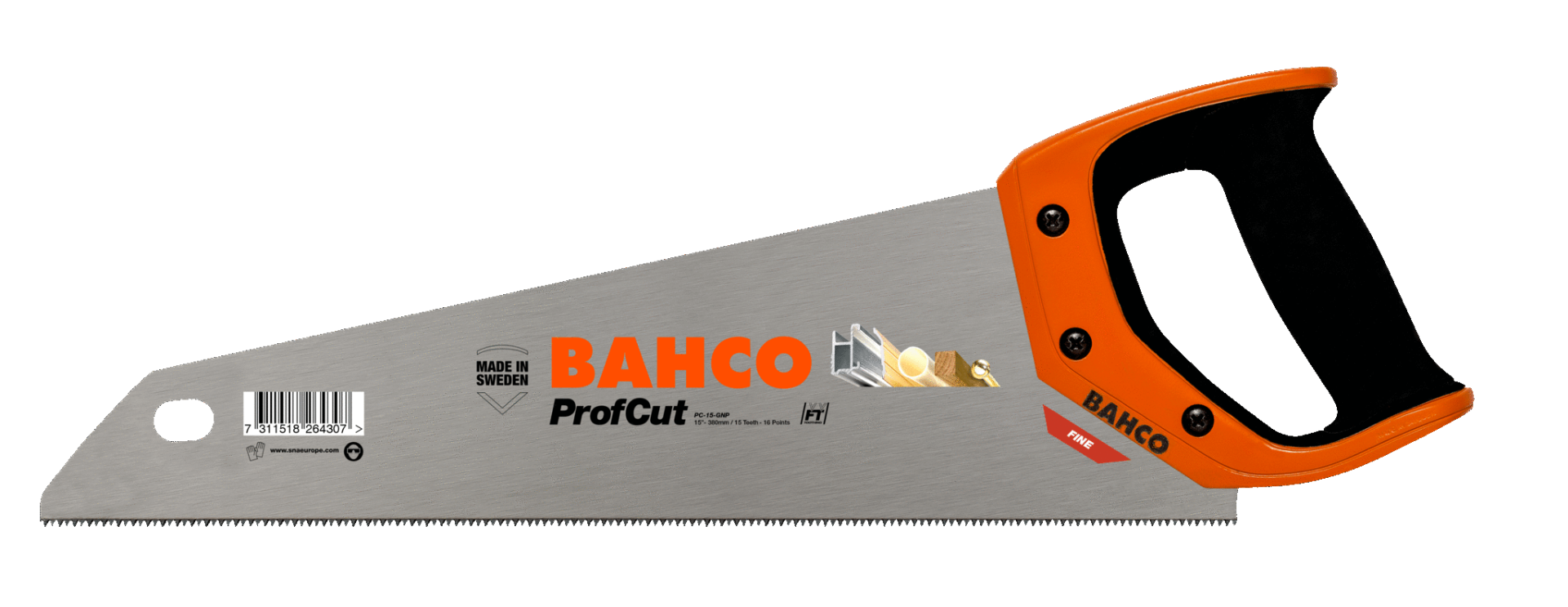 Bahco PC-15-GNP Handzaag Profcut Multi 375mm