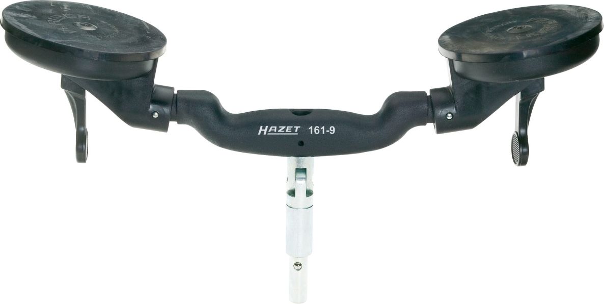 Hazet 161-9 Dubbele zuigheffer met scharnier en zwenkbare zuigers &oslash; 120 mm